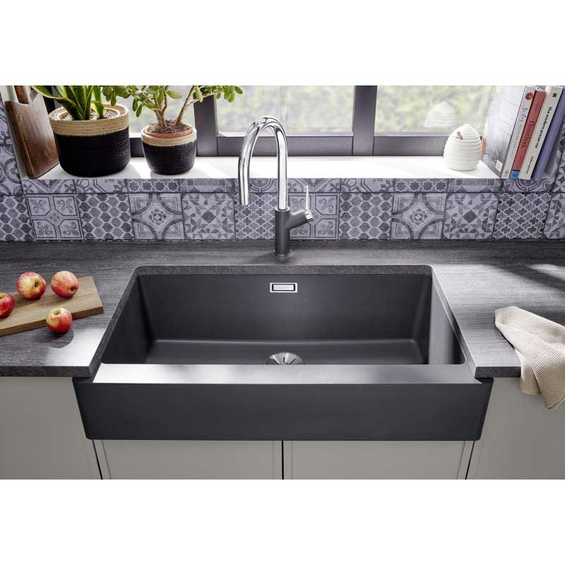 Εικόνα της Νεροχύτης Blanco Vintera XL 9-UF Silgranit 89,6x51cm Tartufo 526107