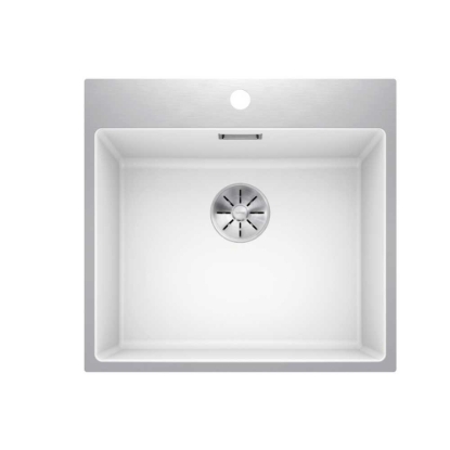 Εικόνα της Νεροχύτης Ένθετος Blanco Subline 500-IF/A Silgranit Steel Frame 54,3x51cm White 524114