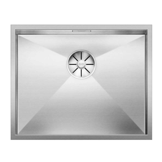 Εικόνα της Νεροχύτης Υποκαθήμενος Blanco Zerox 500-U (54x44) Λείος 521589