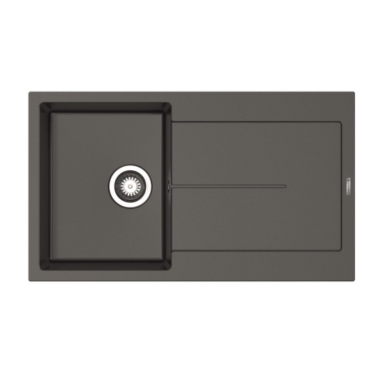 Εικόνα της Νεροχύτης Pyramis Pyragranite Ithaka (86x50) 1B 1D Iron Grey 070243511