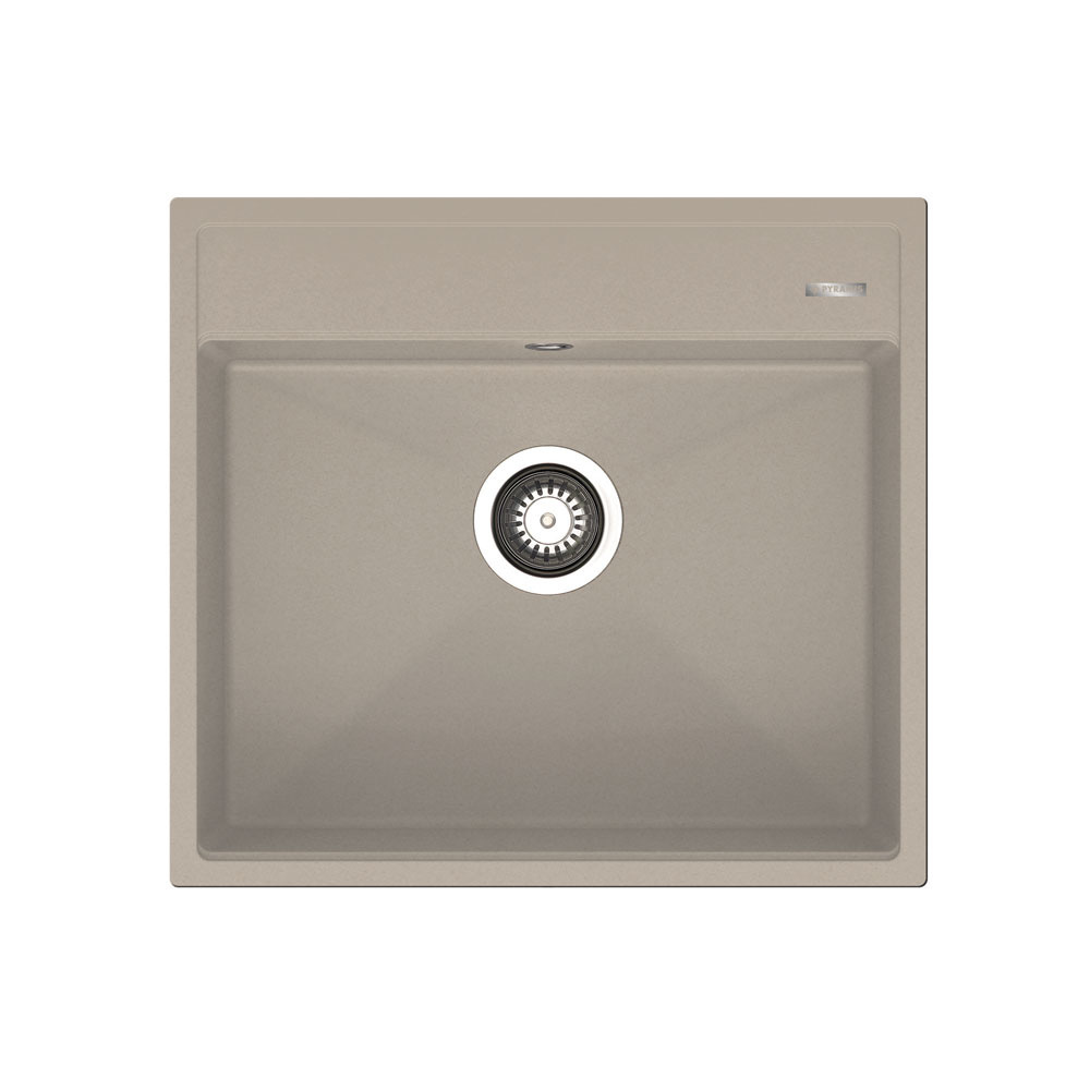 Εικόνα της Νεροχύτης Pyramis Pyragranite Ithaka (56x51) 1B Dark Beige 070247511
