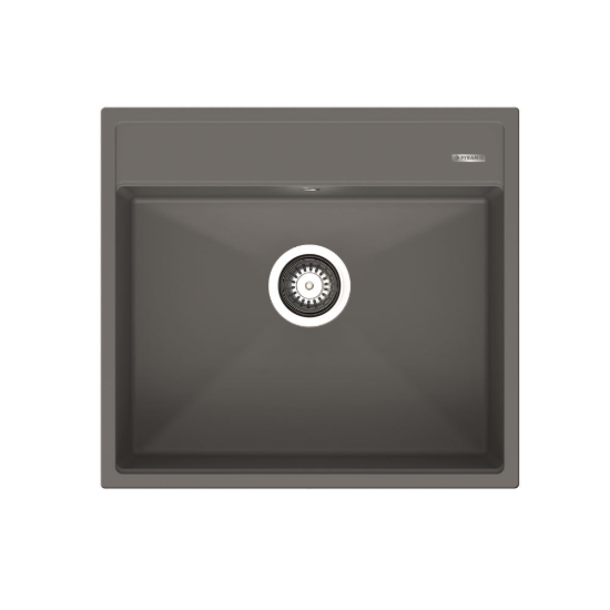 Εικόνα της Νεροχύτης Pyramis Pyragranite Ithaka (56x51) 1B Iron Grey 070247611