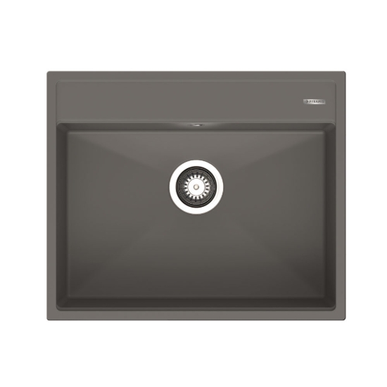 Εικόνα της Νεροχύτης Pyramis Pyragranite Ithaka (61x51) 1B Iron Grey 070244411