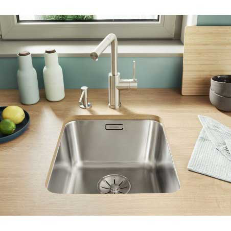Εικόνα της Νεροχύτης Υποκαθήμενος Blanco Solis 340-U (38x44) Λείος 526115