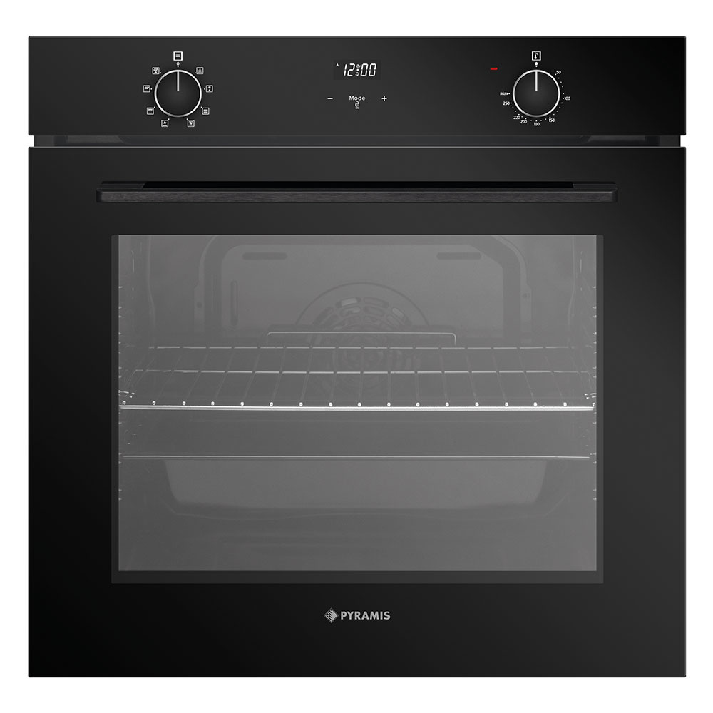 Εικόνα της Φούρνος Pyramis PO78072008SBL Μαύρος 78 Lt Άνω Πάγκου 034068401
