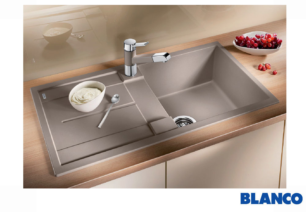 Εικόνα της Νεροχύτης Blanco Metra 5 S Silgranit 86x50cm Volcano Grey 527293