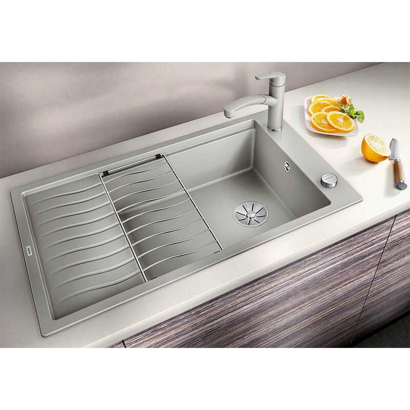 Εικόνα της Νεροχύτης Blanco Elon XL 8 S Silgranit 86x50cm Volcano Grey 527255