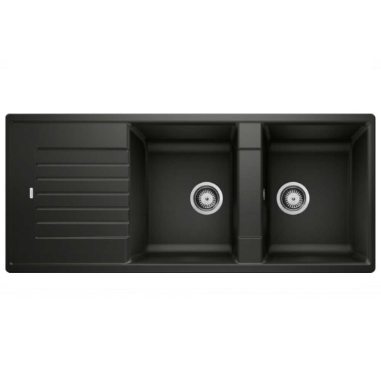 Εικόνα της Νεροχύτης Blanco Zia 8 S Silgranit 116x50cm Black 526027