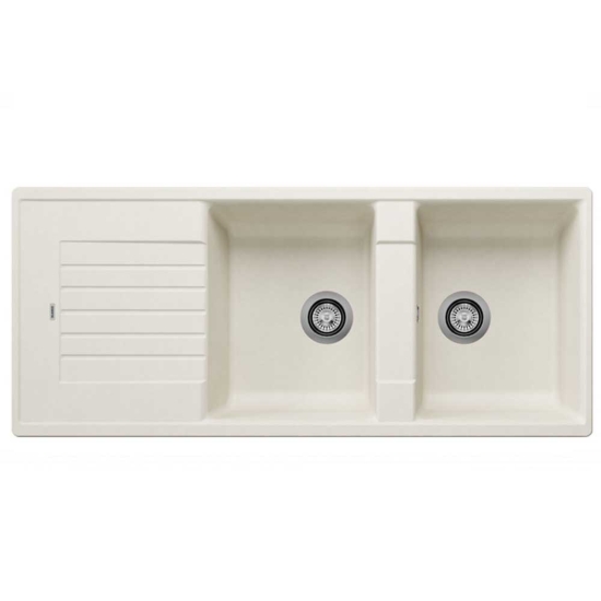 Εικόνα της Νεροχύτης Blanco Zia 8 S Silgranit 116x50cm Soft White 527209