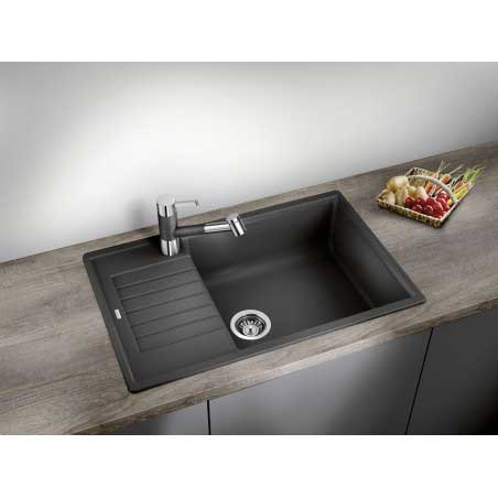 Εικόνα της Νεροχύτης Blanco Zia XL 6 S Compact Silgranit 78x50cm Black 526019