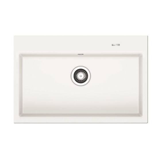 Εικόνα της Νεροχύτης Pyramis Pyragranite Ithaka (78x51) 1B Snow 070245711