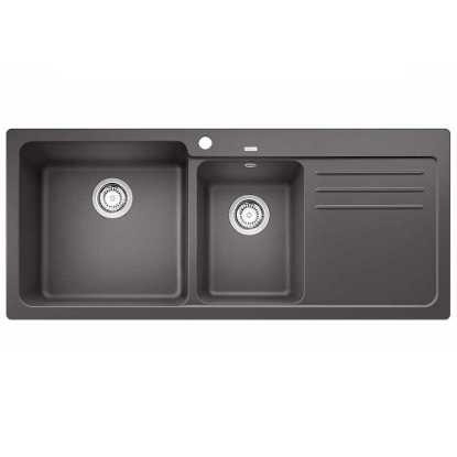 Εικόνα της Νεροχύτης Blanco Naya 8 S Silgranit 116x50cm Volcano Grey 527314