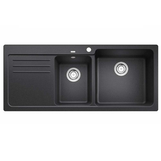 Εικόνα της Νεροχύτης Blanco Naya 8 S Silgranit 116x50cm Anthracite 525779