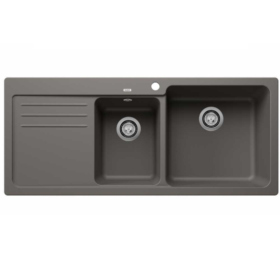 Εικόνα της Νεροχύτης Blanco Naya 8 S Silgranit 116x50cm Volcano Grey 527315