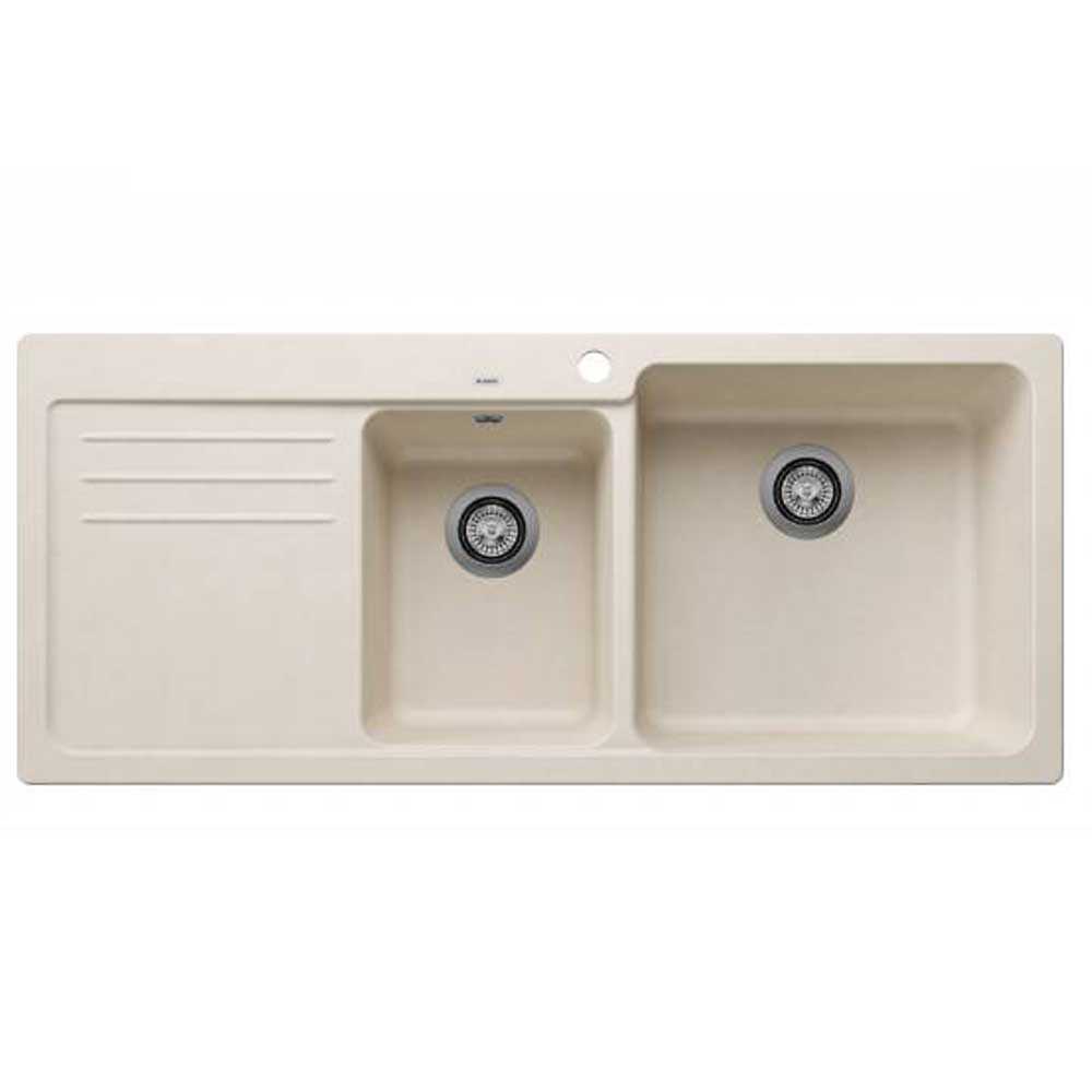 Εικόνα της Νεροχύτης Blanco Naya 8 S Silgranit 116x50cm Soft White 527132