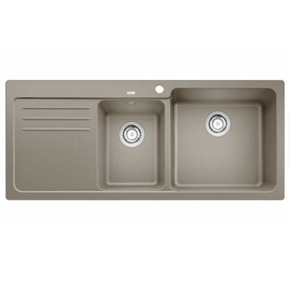 Εικόνα της Νεροχύτης Blanco Naya 8 S Silgranit 116x50cm Tartufo 525785