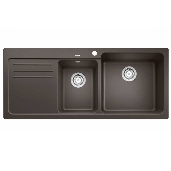 Εικόνα της Νεροχύτης Blanco Naya 8 S Silgranit 116x50cm Coffee 525786