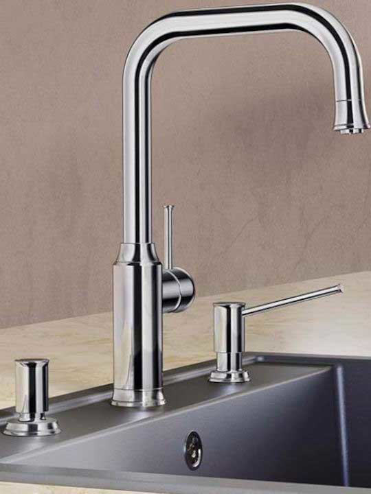 Εικόνα της Μπαταρία Κουζίνας Blanco Livia-S 521288 Χρωμέ