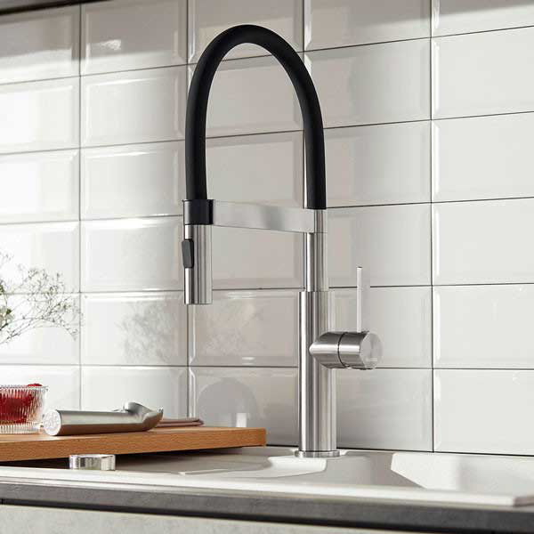 Εικόνα της Μπαταρία Κουζίνας Blanco Sonea-S Flexo 526616 Ντους Με Μαγνητική Επαφή Stainless Steel