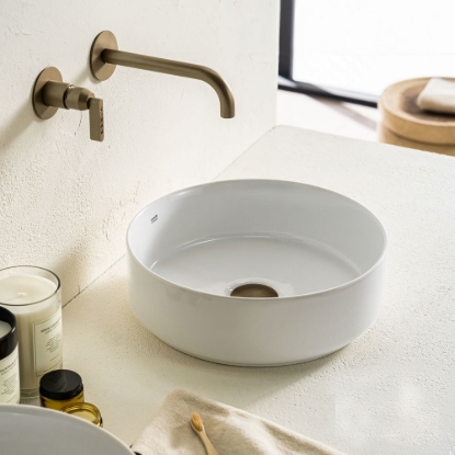 Εικόνα της Νιπτήρας Μπάνιου Bianco Ceramica Focus 33036-300 Ø36cm