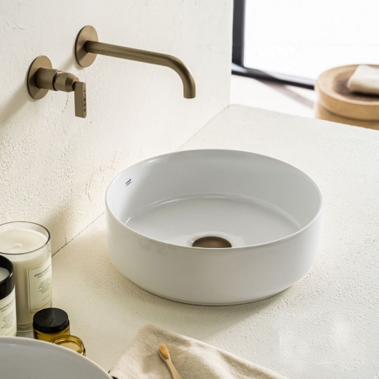 Εικόνα της Νιπτήρας Μπάνιου Bianco Ceramica Focus 33036-300 Ø36cm