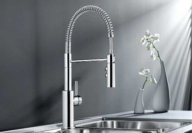 Εικόνα της Μπαταρία Κουζίνας Blanco Catris-S 521476 Ντους Χρωμέ