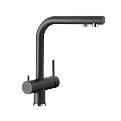 Εικόνα της Μπαταρία Κουζίνας Φιλτραρίσματος Νερού Blanco Fontas II 523130 Anthracite