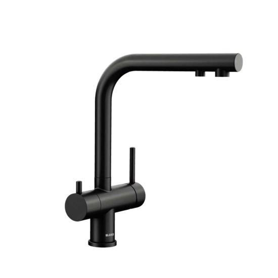 Εικόνα της Μπαταρία Κουζίνας Φιλτραρίσματος Νερού Blanco Fontas II 526670 Black Matt