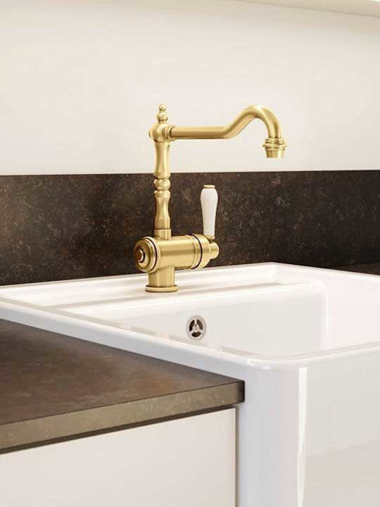 Εικόνα της Μπαταρία Κουζίνας Blanco Tradon 526688 Satin Gold