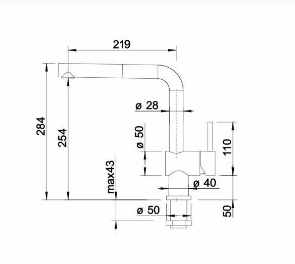 Εικόνα της Μπαταρία Κουζίνας Blanco Linus-S-F 514023 Ντους Χρωμέ