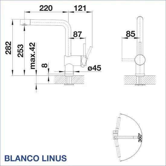 Εικόνα της Μπαταρία Κουζίνας Blanco Linus 517622 Tartufo
