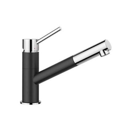 Εικόνα της Μπαταρία Κουζίνας Blanco Kano-S Ντους 526174 Black/Chrome