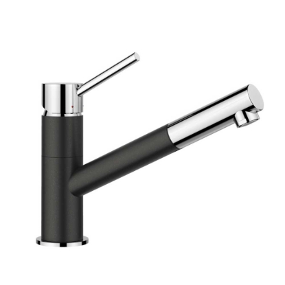 Εικόνα της Μπαταρία Κουζίνας Blanco Kano-S Ντους 525038 Anthracite/Chrome