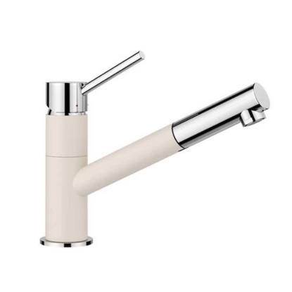 Εικόνα της Μπαταρία Κουζίνας Blanco Kano-S Ντους 526953 Soft White/Chrome