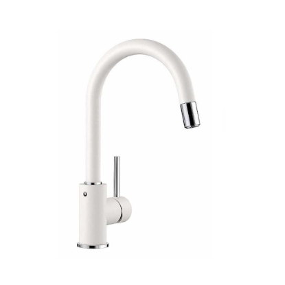 Εικόνα της Μπαταρία Κουζίνας Blanco Mida-S Ντους 521457 White