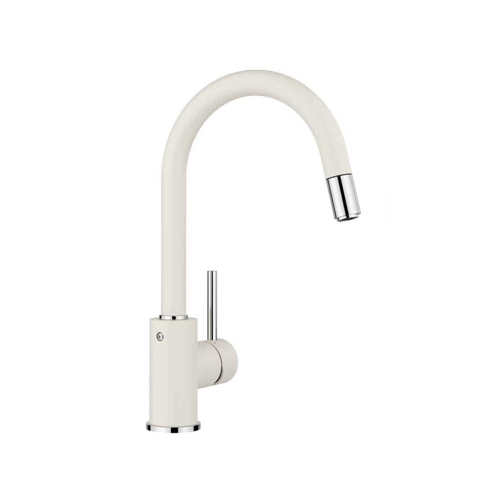Εικόνα της Μπαταρία Κουζίνας Blanco Mida-S Ντους 526968 Soft White