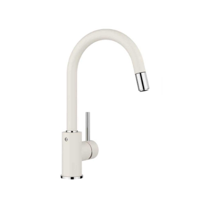 Εικόνα της Μπαταρία Κουζίνας Blanco Mida-S Ντους 526968 Soft White