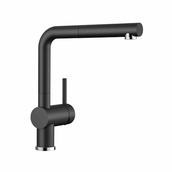 Εικόνα της Μπαταρία Κουζίνας Blanco Linus-S 526148 Ντους Black