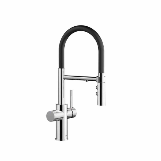 Εικόνα της Μπαταρία Κουζίνας Φιλτραρίσματος Νερού Blanco Catris-S Flexo Ντους 526705 Χρωμέ