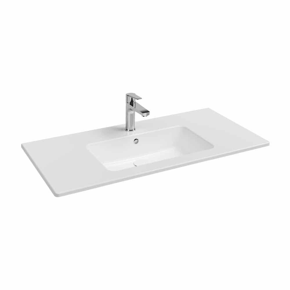 Εικόνα της Νιπτήρας Μπάνιου Bianco Ceramica Flat 36100-300 101.5x46.5cm