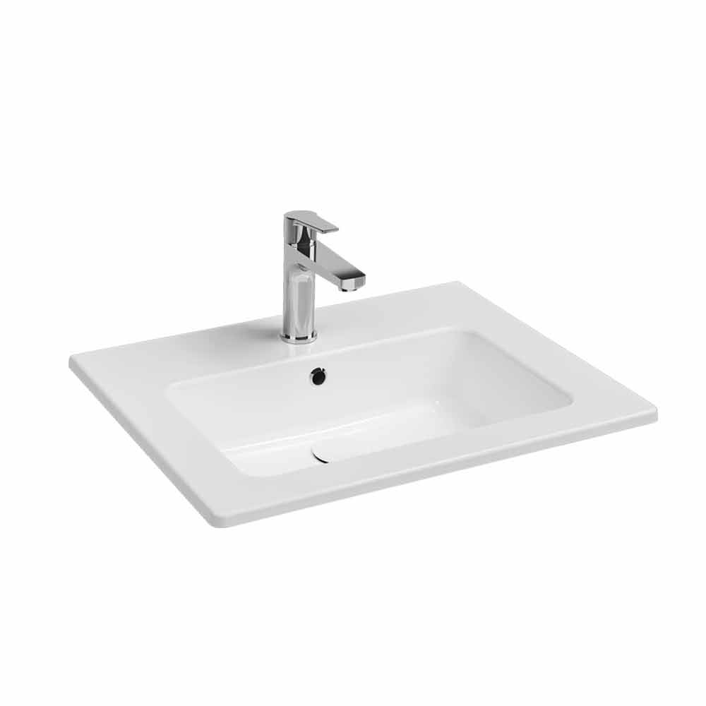 Εικόνα της Νιπτήρας Μπάνιου Bianco Ceramica Flat 36060-300 62.5x46.5cm