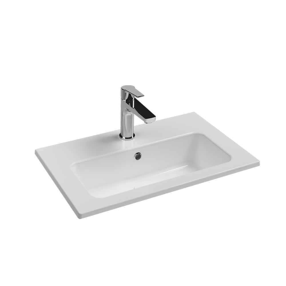 Εικόνα της Νιπτήρας Μπάνιου Bianco Ceramica Flat 37060-300 60x36cm