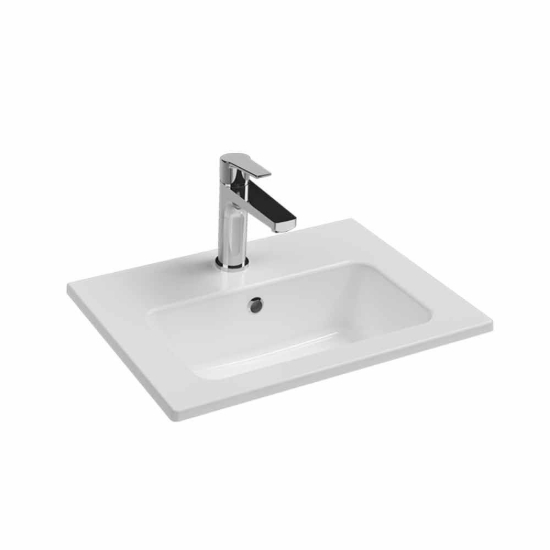 Εικόνα της Νιπτήρας Μπάνιου Bianco Ceramica Flat 37050-300 50x36cm