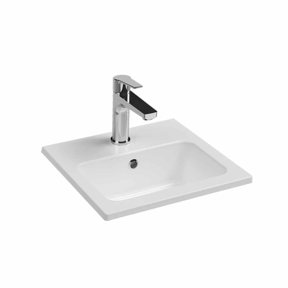Εικόνα της Νιπτήρας Μπάνιου Bianco Ceramica Flat 37040-300 40x36cm
