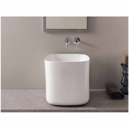 Εικόνα της Νιπτήρας Μπάνιου Scarabeo Moon 5503-300 42x42xH40cm