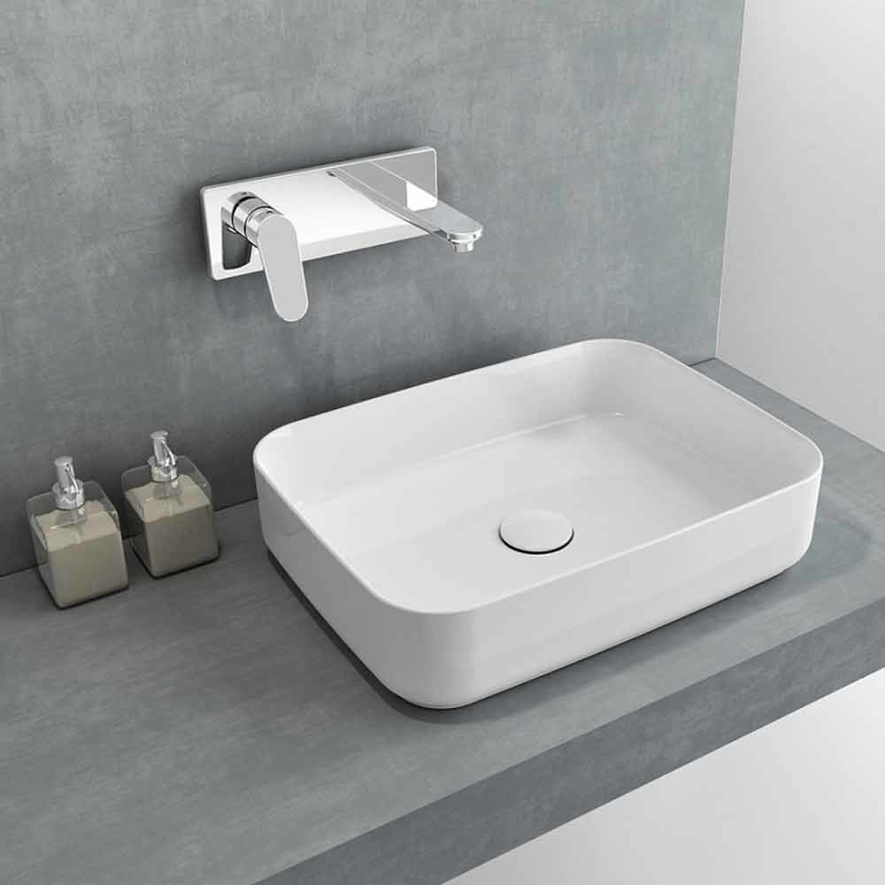 Εικόνα της Νιπτήρας Μπάνιου Bianco Ceramica Punto 34050-300 50x36cm