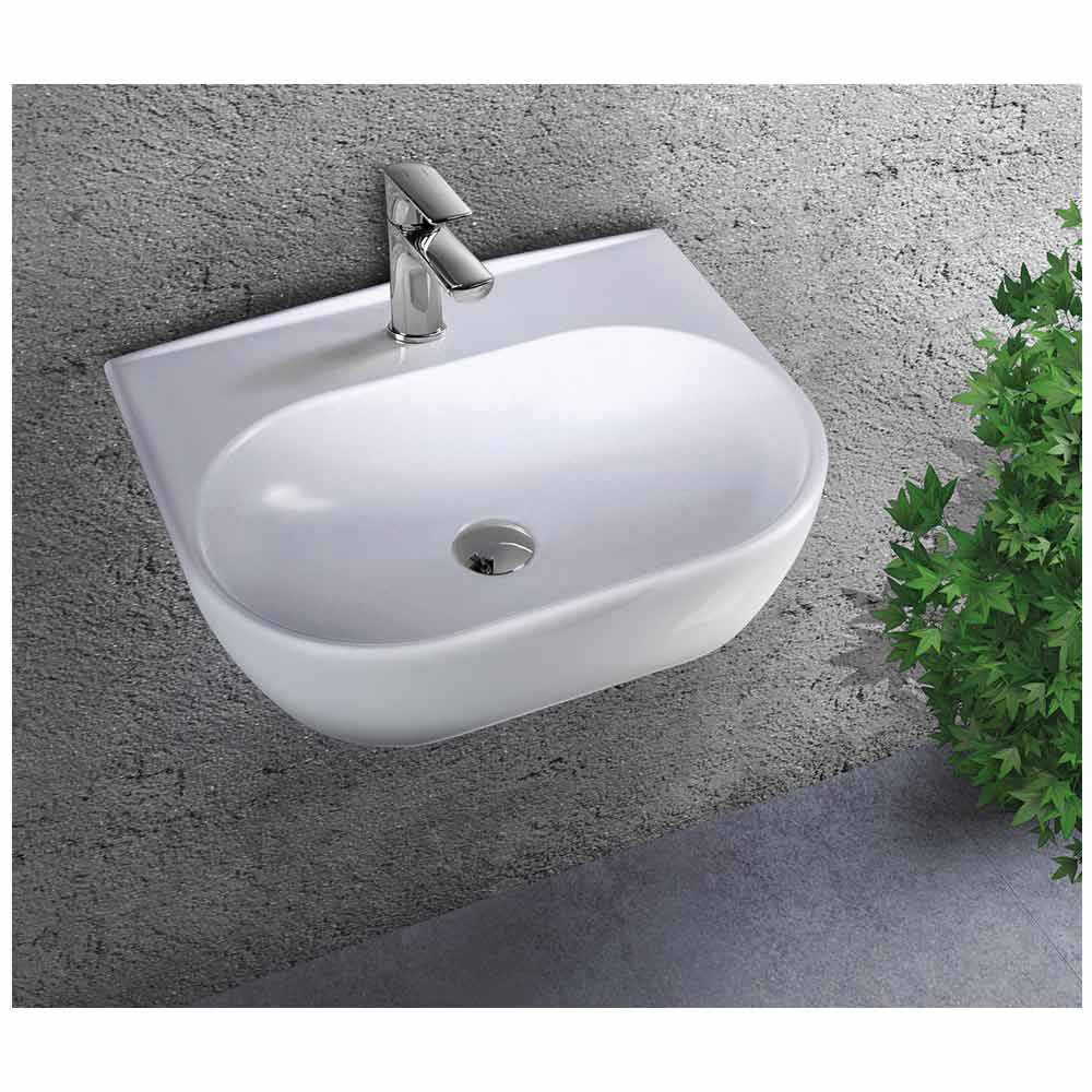 Εικόνα της Νιπτήρας Μπάνιου Bianco Ceramica Studio 39050-300 51x42cm