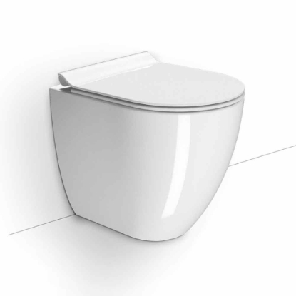 Εικόνα της Λεκάνη GSI Modo Swirl 981000C-300 52cm Υψηλής Πίεσης Back to Wall Με Soft Close Κάλυμμα