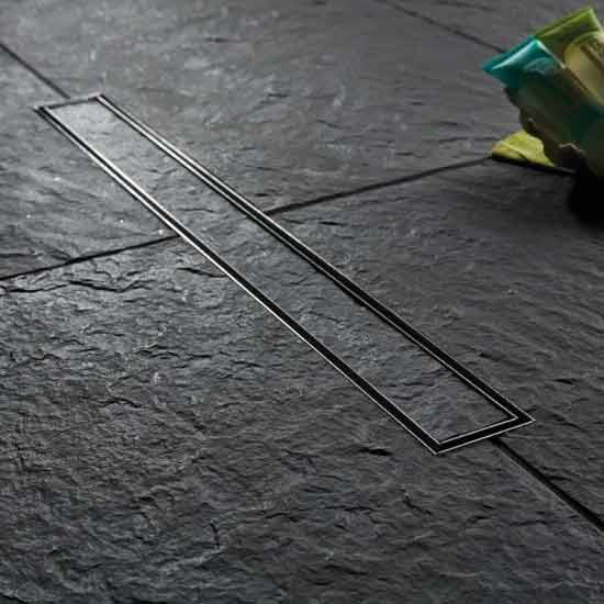 Εικόνα της Κανάλι Ντους Wirquin Flat Linear FL400 40cm Inox