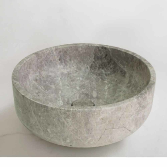 Εικόνα της Νιπτήρας Μπάνιου Fossil Thalo DR39-423 Ø39cm Tundra Grey